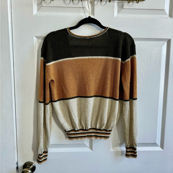Free People Moss Gold Dust Pullover - Picture 3 of 4
